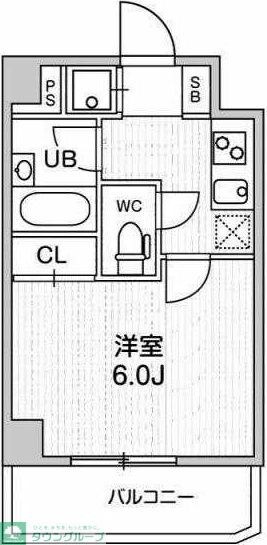 コンシェリア新橋の物件間取画像