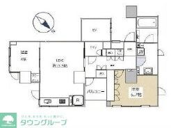 サンクタス銀座の物件間取画像