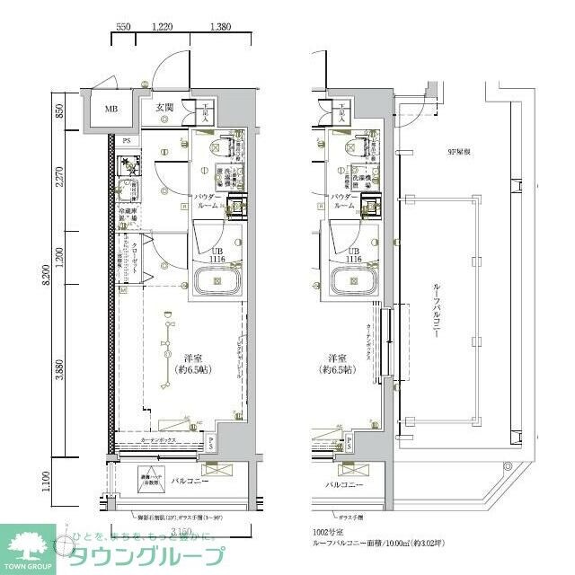 LUMEED大島の物件間取画像