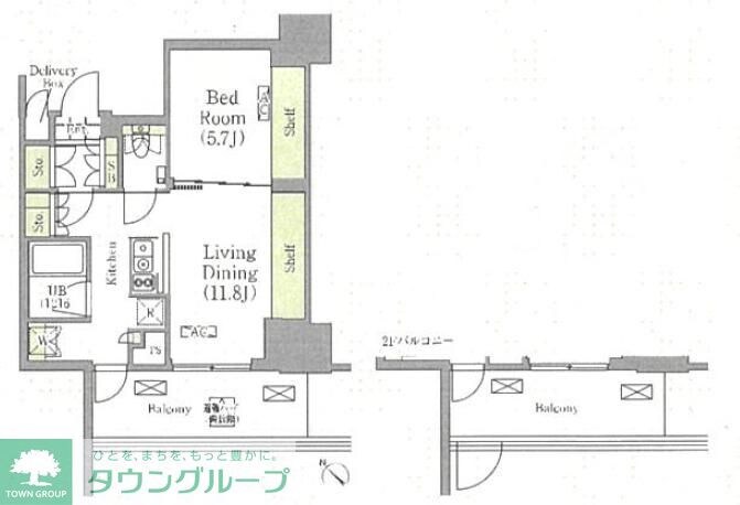 メゾンカルム日本橋馬喰町の物件間取画像