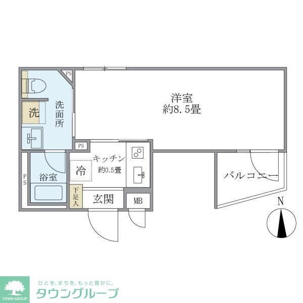 Ｆ－Ｃｉｔｙ住吉の物件間取画像