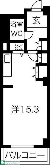 アクティ目黒駅前１号棟 1の物件間取画像