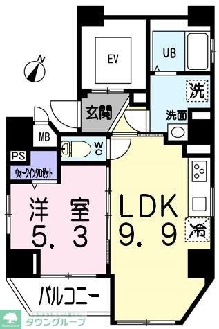 サンマルティーノ東麻布の物件間取画像