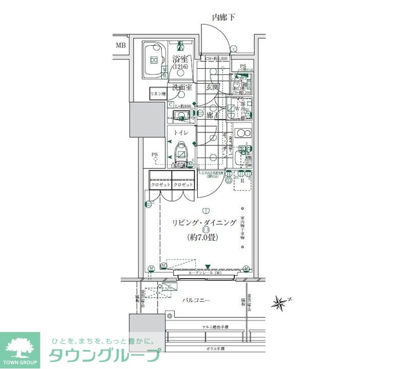 ローレルタワールネ浜松町の物件間取画像