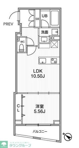 FLUFFY日本橋浜町の物件間取画像