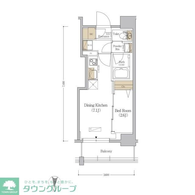 アーバネックス市谷本村町の物件間取画像