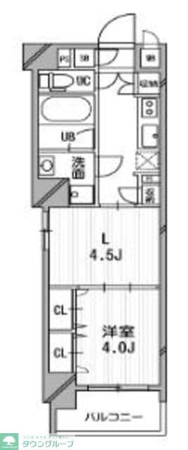 DuoStage白金高輪の物件間取画像