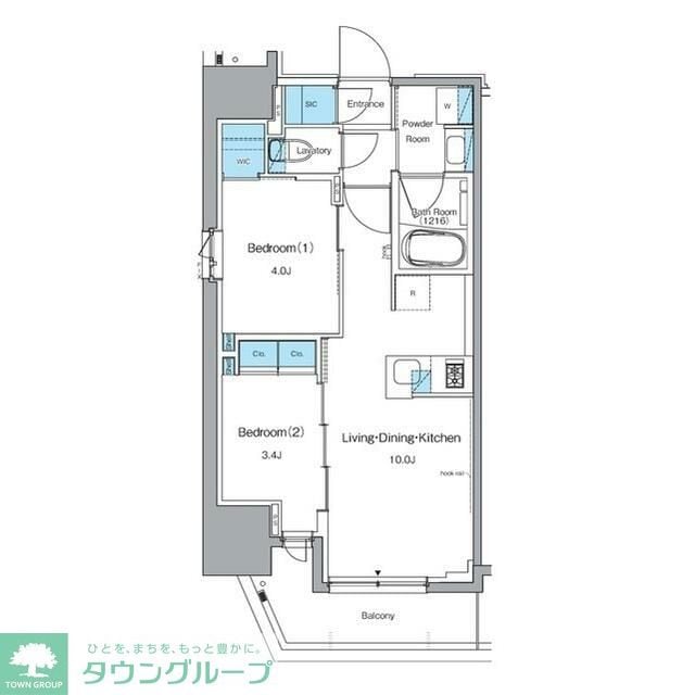 ルフォンプログレ秋葉原EASTの物件間取画像