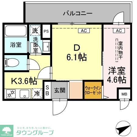 ロイジェントパークス西馬込の物件間取画像