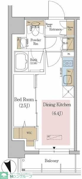 アーバネックス東京八丁堀の物件間取画像