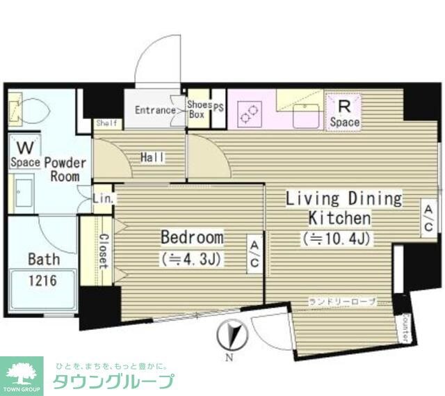 ソラーニ目黒不動前の物件間取画像