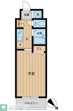 ＨＦ東神田レジデンスの物件間取画像