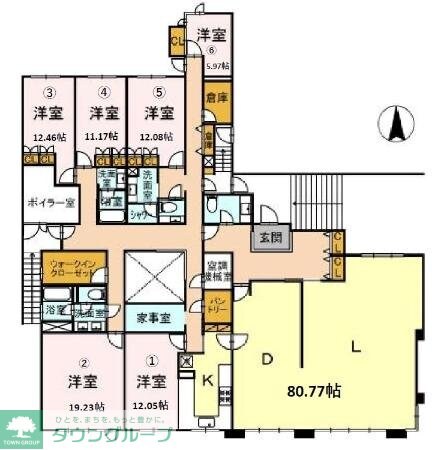 南部坂コンパウンドの物件間取画像