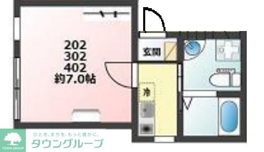 ＢＲＩＣＫＳ四谷　の物件間取画像
