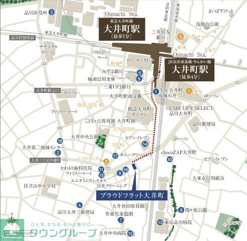 プラウドフラット大井町の物件内観写真