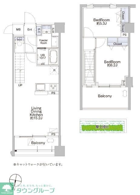 プロシード池上の物件間取画像