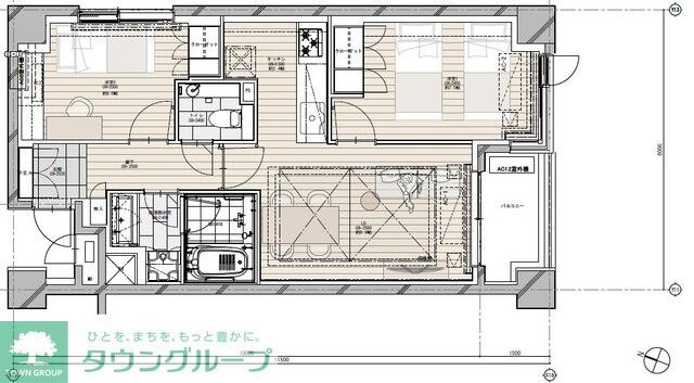 ＮＫ青山ホームズの物件間取画像