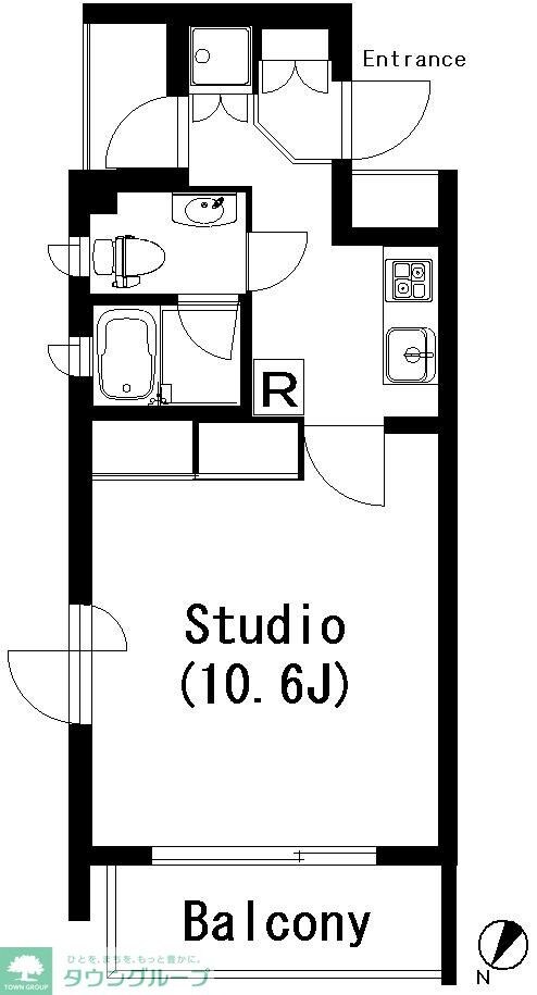 ラティエラ乃木坂の物件間取画像
