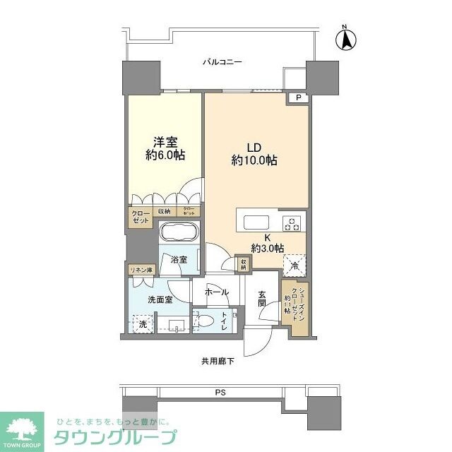 ＨＡＲＵＭＩ　ＦＬＡＧ　ＳＵＮ　ＶＩＬＬＡＧＥ　Ｔ棟の物件間取画像