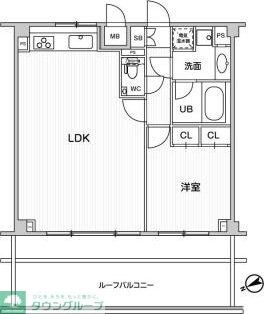 六本木デュープレックスの物件間取画像