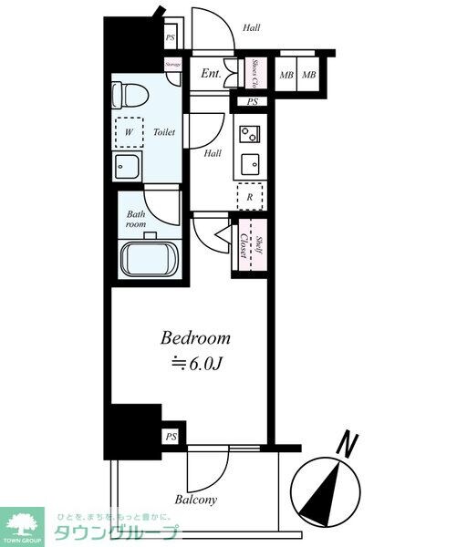 メインステージ三田アーバンスクエアの物件間取画像