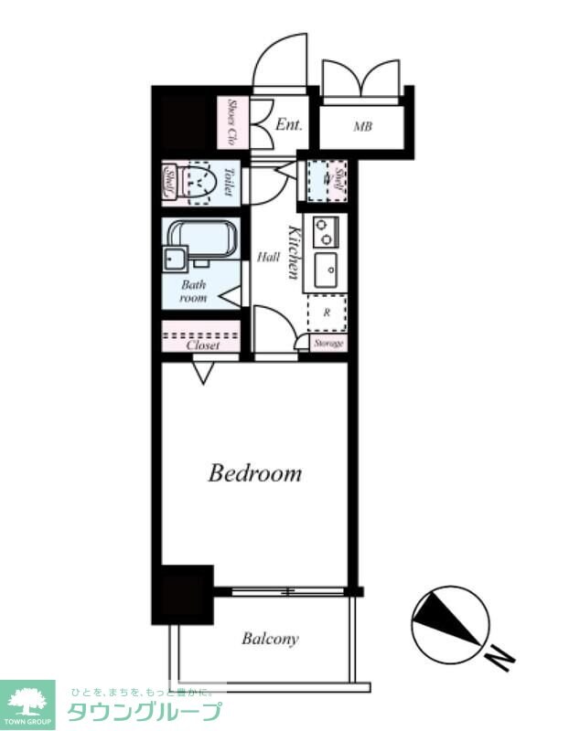 トーシンフェニックス田町の物件間取画像