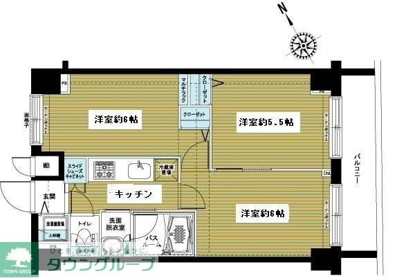 トーシンフェニックス日本橋兜町弐番館の物件間取画像