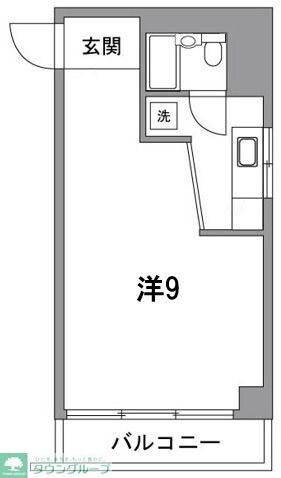 赤坂南部坂ハイツの物件間取画像
