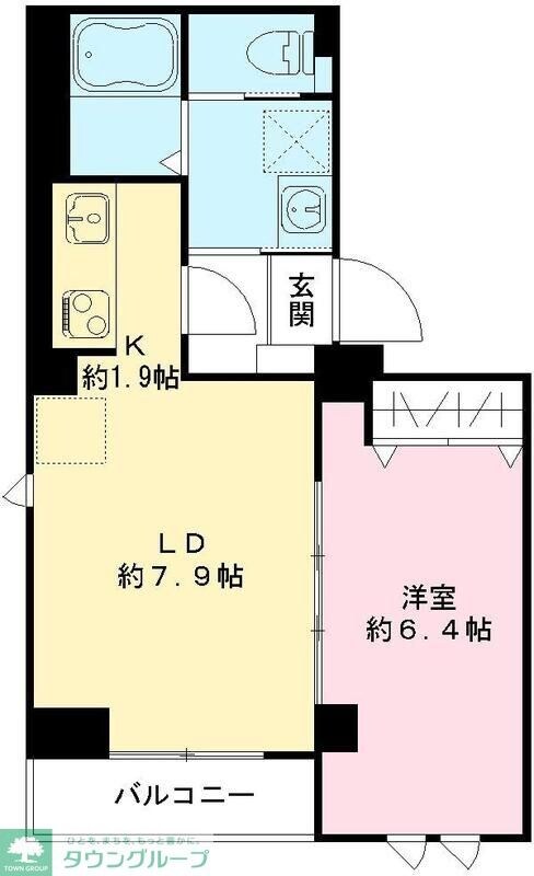 フラッツ平河町（TOKYO ZERO EMISSION HOUSE）の物件間取画像