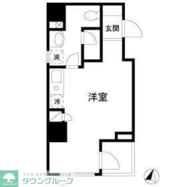 シャンブリーズ三越前の物件間取画像