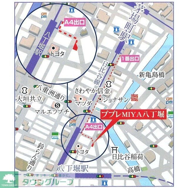 ププレＭＩＹＡ八丁堀の物件内観写真