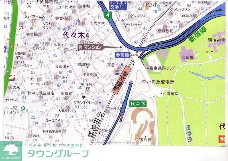 プラッサ西参道の物件内観写真