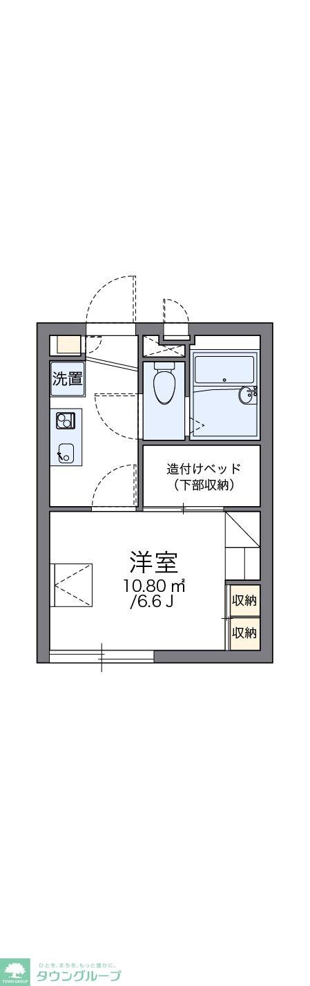 レオパレスオブリカーサの物件間取画像