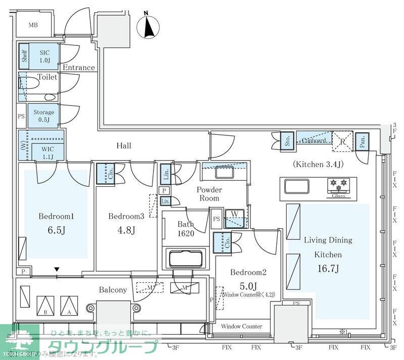 パークコート　ザ・三番町ハウスの物件間取画像