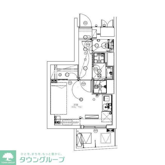 ミリアレジデンス御茶ノ水の物件間取画像