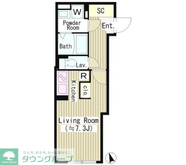 ルオーレ恵比寿の物件間取画像