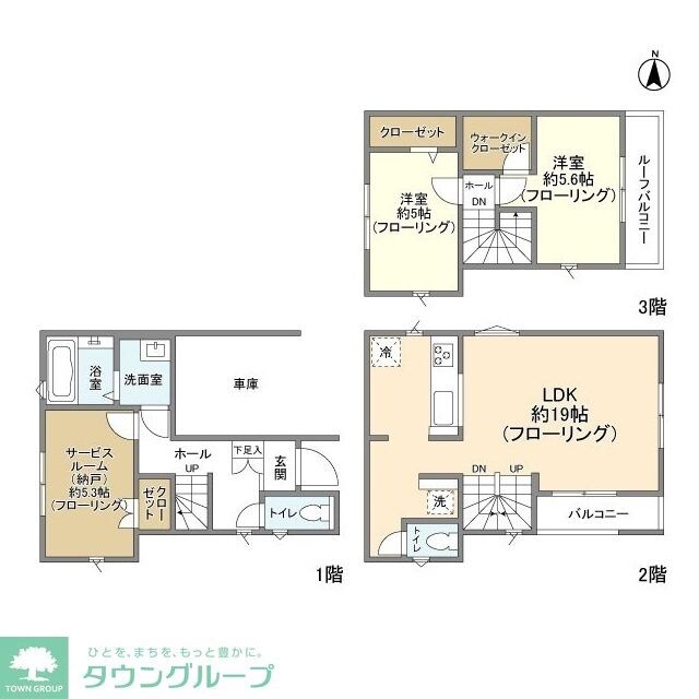 Kolet東中野の物件間取画像