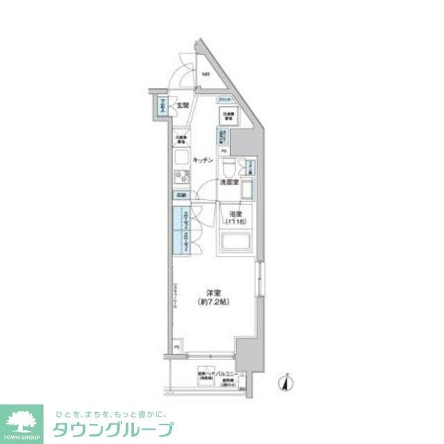 パークキューブ西新宿の物件間取画像