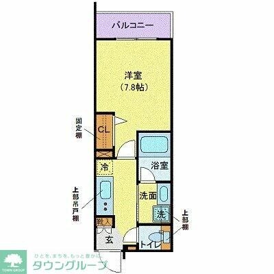 ハーモニーレジデンス品川高輪の物件間取画像