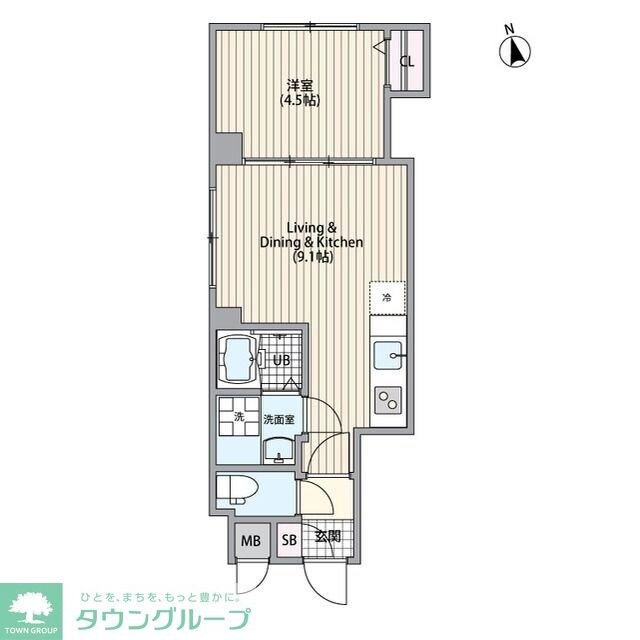 エルファーロ恵比寿の物件間取画像