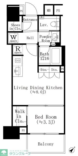 パークホームズ西小山の物件間取画像