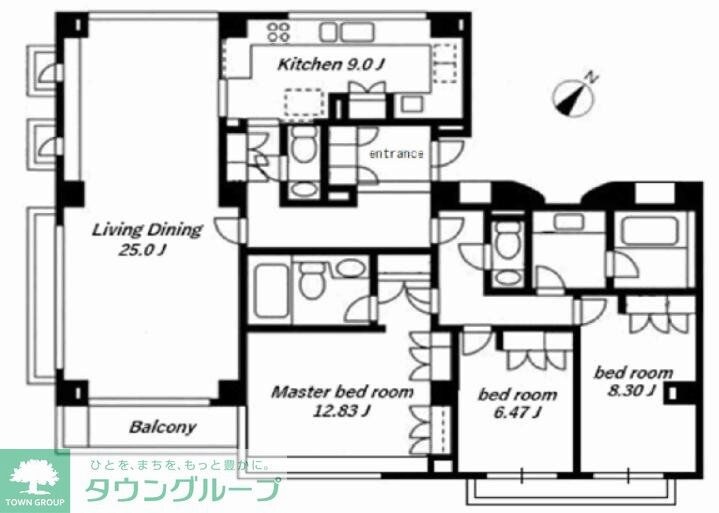 コスモ千石の物件間取画像