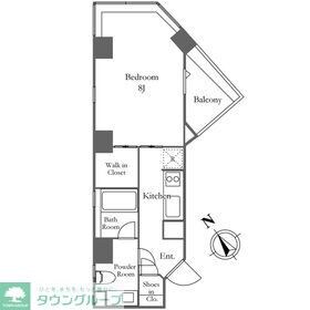 KDXレジデンス麻布仙台坂の物件間取画像