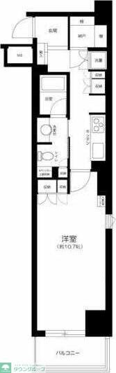 ファミール東京グランリッツの物件間取画像
