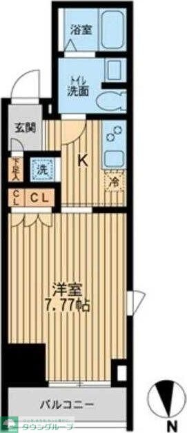 ＫＤＸレジデンス東新宿の物件間取画像