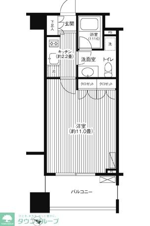 グランハイツ代々木の物件間取画像