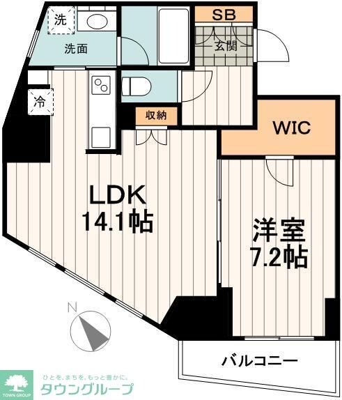 JP noie 小石川富坂の物件間取画像