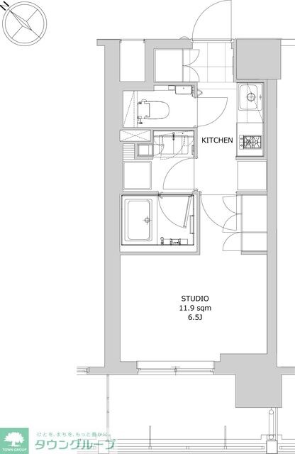 ディームス日本橋水天宮の物件間取画像