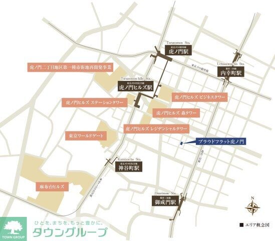 プラウドフラット虎ノ門の物件内観写真