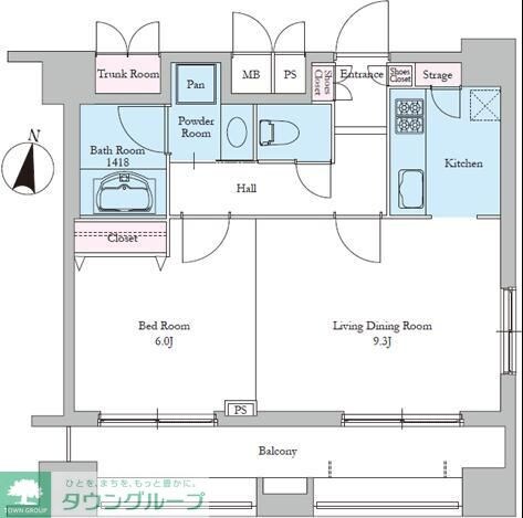 レジディア文京音羽IIの物件間取画像